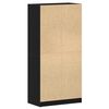 vidaXL Haut Armoire Ch&ecirc;ne noir 68 x 37 x 142 cm