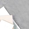 vidaXL Tapis en Fourrure Synth&eacute;tique de Lapin Olite Gris 80 x 200 cm