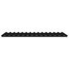 vidaXL Cadre de lit sans matelas noir 120x200 cm bois de pin massif