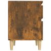 vidaXL Tables de chevet 2 pcs Ch&ecirc;ne fum&eacute; 40x35x50 cm