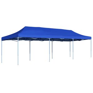 vidaXL Tente de r&eacute;ception pliable 3x9 m Bleu