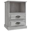 vidaXL Tables de chevet 2 pcs sonoma gris 43x36x60 cm