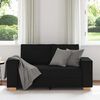 vidaXL Canap&eacute; 2 places Noir 160x78x84 cm Tissu