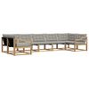 vidaXL Ensemble de canap&eacute;s d'ext&eacute;rieur 7 pc 7 place