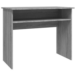 vidaXL Bureau Sonoma gris 90x50x74 cm Bois d'ing&eacute;nierie