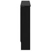 vidaXL Cache-Radiateur Ch&ecirc;ne noir 152 x 19 x 81,5 cm Bois d'ing&eacute;nierie