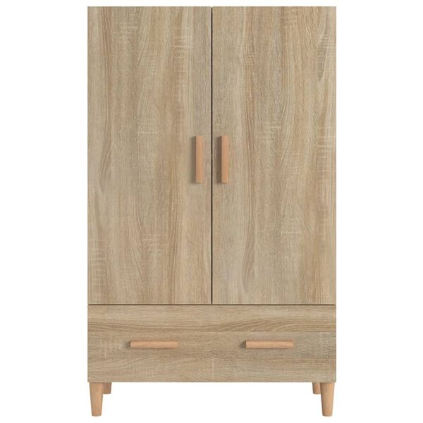 vidaXL Buffet haut Ch&ecirc;ne sonoma 70x31x115 cm Bois d'ing&eacute;nierie
