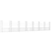 vidaXL Panier de gabion en forme de U avec 8 poteaux Fer 860x20x150 cm
