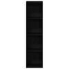 vidaXL | Biblioth&egrave;que | Ch&ecirc;ne noir 36 x 30 x 143 cm Bois d'ing&eacute;nierie