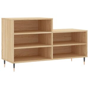 vidaXL Armoire &agrave; chaussures Ch&ecirc;ne sonoma 102x36x60cm Bois d'ing&eacute;nierie