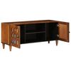 vidaXL Meuble TV Noyer 105 x 33,5 x 46 cm Bois de mangue massif