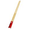 vidaXL Tari&egrave;re de poteau Rouge Acier et bois dur