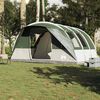 vidaXL Tente de camping tunnel 5 personnes vert imperméable