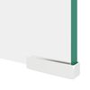 vidaXL Meuble TV/pour moniteur 120x30x13 cm verre transparent