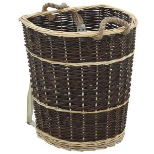 vidaXL Sac &agrave; dos bois de chauffage sangles de transport 44,5x37x50 cm