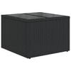 vidaXL Ensemble de Canap&eacute;s avec coussin 9 pcs Noir et Cr&egrave;me polyrotin