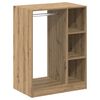 vidaXL Armoire avec &eacute;tag&egrave;re Ch&ecirc;ne artisanal 77 x 48 x 102 cm