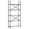 vidaXL &Eacute;tag&egrave;re Ch&ecirc;ne Sonoma 80 x 30 x 183 cm Bois d'ing&eacute;nierie