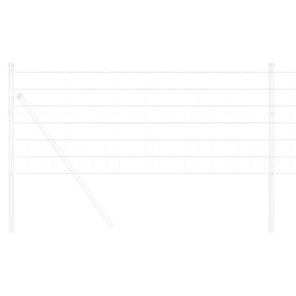 vidaXL Clôture Euro Argent 0.4 x 25 m