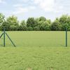 vidaXL Cl&ocirc;ture hexagonale Vert 1 x 100 m PVC