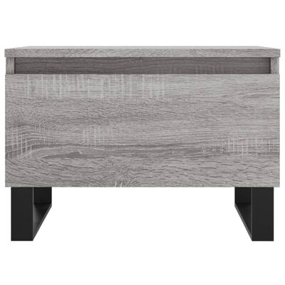 vidaXL Table basse sonoma gris 50x46x35 cm bois d'ingénierie