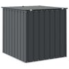 vidaXL Bo&icirc;te de Rangement de Jardin Noir 101,5 x 107 x 100 cm Acier