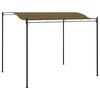 vidaXL Auvent de parasol 3x2,4 m Taupe 180 g/m&sup2;