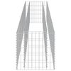 vidaXL Lit surélevé à gabion Acier galvanisé 360x50x50 cm