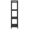 vidaXL &Eacute;tag&egrave;re Ch&ecirc;ne noir 40 x 30 x 85 cm Bois d'ing&eacute;nierie