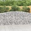 vidaXL Paniers &agrave; gabions arqu&eacute;s 6 pcs 400x50x100/120 cm Fer galvanis&eacute;