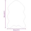 vidaXL Tapis en Fourrure Synth&eacute;tique de Lapin Olite Beige 80 x 120 cm