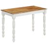 vidaXL Table &agrave; d&icirc;ner 110x60x76 cm Bois de manguier massif