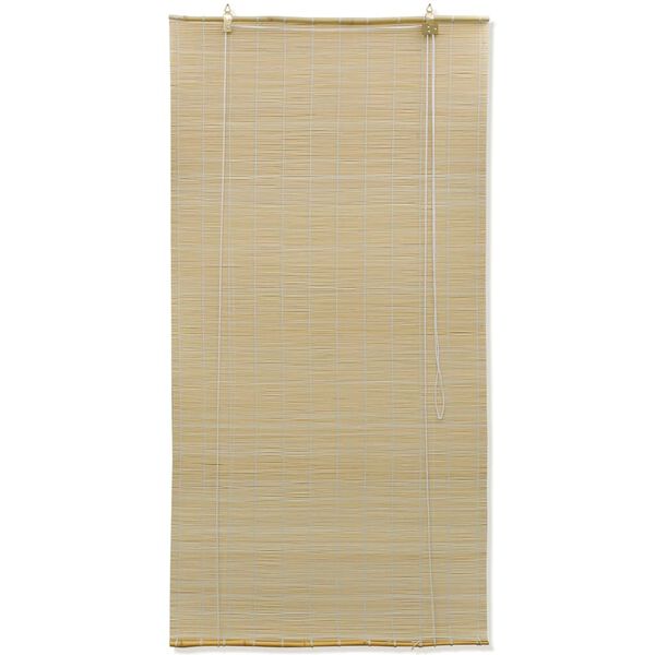 vidaXL Store roulant en bambou 100 x 220 cm Naturel
