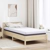 vidaXL Matelas Blanc et Gris 90 x 190 cm Tissu jacquard