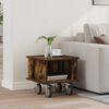 vidaXL Meuble TV Ch&ecirc;ne fum&eacute; 37 x 35 x 35 cm Bois d'ing&eacute;nierie