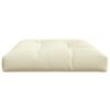 vidaXL Coussin de palette cr&egrave;me 120x80x12 cm tissu
