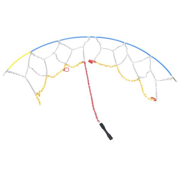 vidaXL Cha&icirc;nes antid&eacute;rapantes 2 pcs 16 mm VUS 4x4 Taille 450