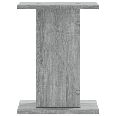 vidaXL Supports de haut-parleurs 2 pcs gris sonoma bois d'ingénierie