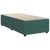 vidaXL Sommier &agrave; lattes de lit avec matelas Vert fonc&eacute; 90x190 cm