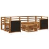 vidaXL Ensemble de canap&eacute;s d'ext&eacute;rieur 7 pc Naturel