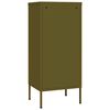 vidaXL Armoire de rangement Vert olive 42,5x35x101,5 cm Acier