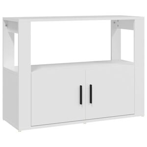 vidaXL Buffet Blanc 80x30x60 cm Bois d'ing&eacute;nierie
