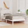vidaXL Cadre de lit Blanc 90 x 200 cm Pin massif