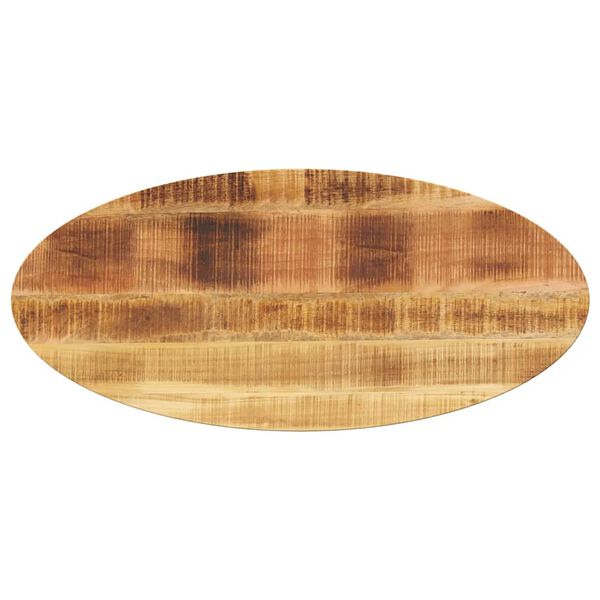vidaXL Dessus de table 90x40x3,8 cm ovale bois massif de manguier
