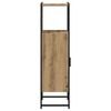 vidaXL Armoire de salle de bain chêne artisanal 33x33x120,5 cm