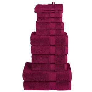 vidaXL Ensemble de serviettes de qualit&eacute; sup&eacute;rieure SOLUND 12 pcs