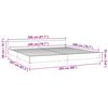 vidaXL Cadre de lit sans matelas gris fonc&eacute; 200x200 cm velours