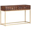 vidaXL Console en bois de manguier massif 122 x 36 x 75 cm