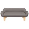 vidaXL Canap&eacute; pour enfants taupe 70x40x24 cm tissu