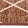 vidaXL Tapis de couloir Marron fonc&eacute; 80x250 cm